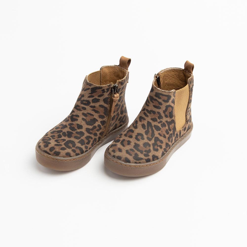 kids leopard sneakers
