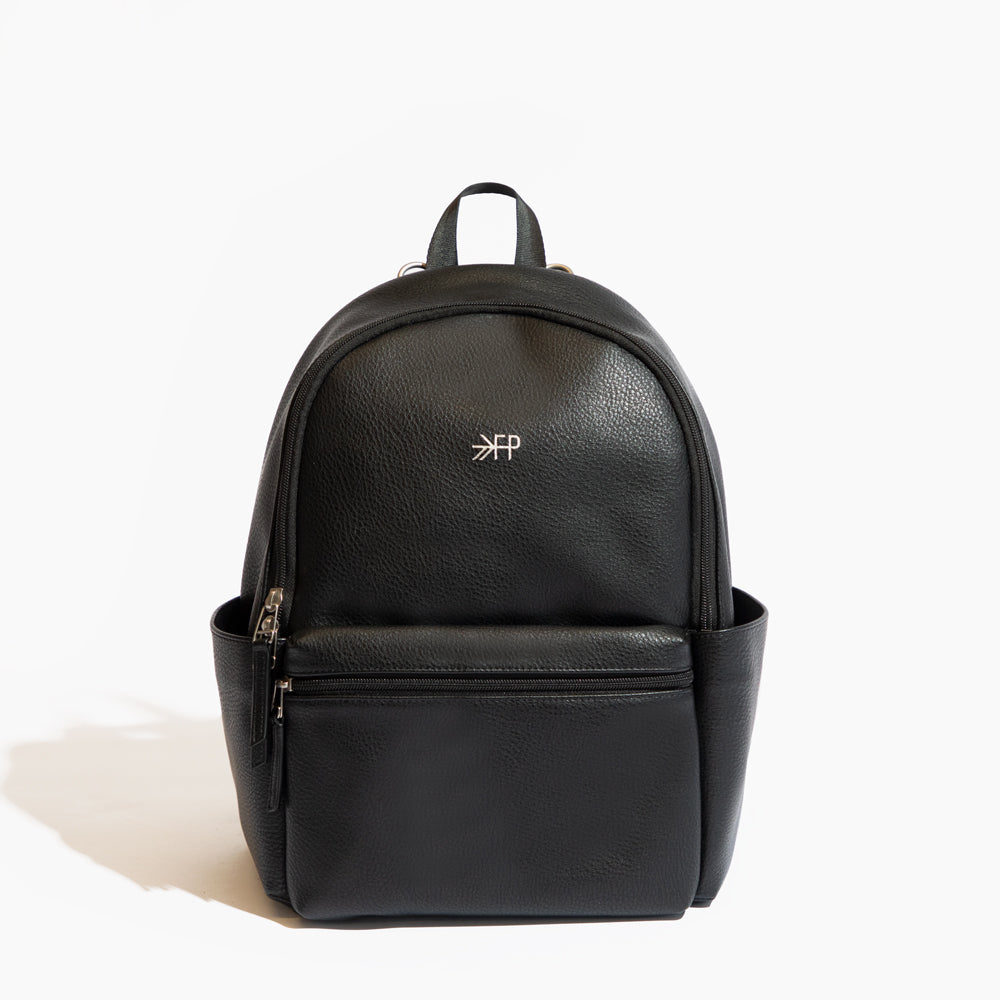 Everyday Diaper Bag Backpack | Black Diaper Backpack For Moms – Freshly  Picked