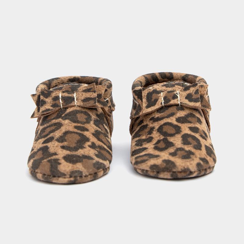 Leopard Bow Mocc – Freshly Picked