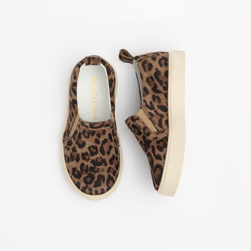 leopard slip on