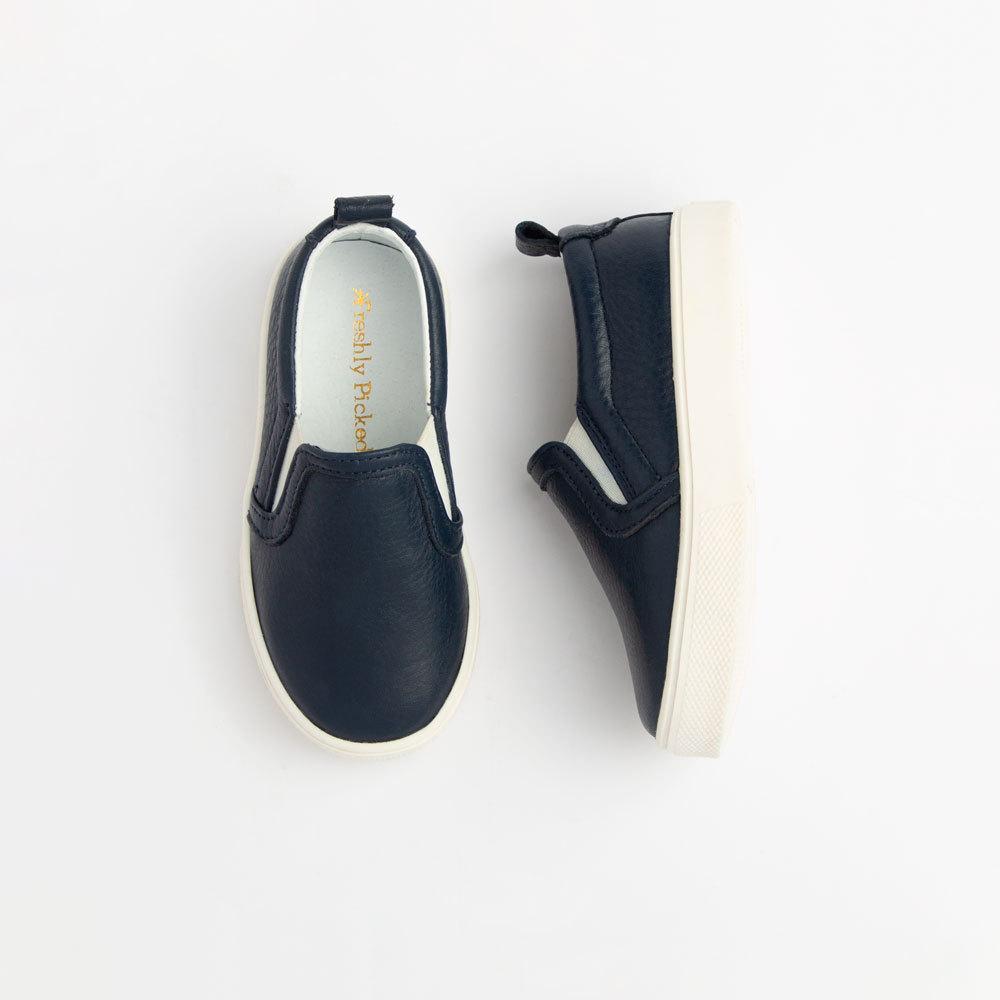 Navy Slip-On Sneaker – Freshly Picked