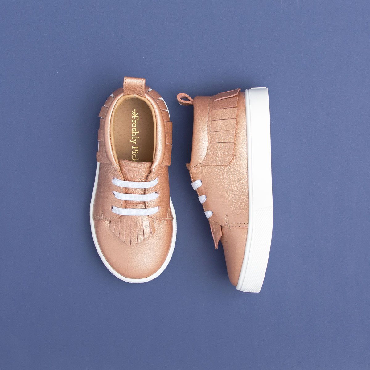 gold sneakers for kids