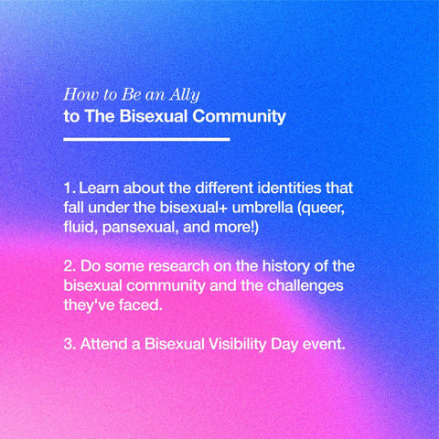 how to be an ally to bisexual community