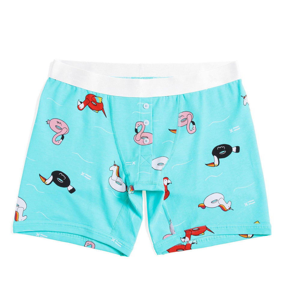 6 Fly Boxer Briefs Pool Party Print Tomboyx 0106