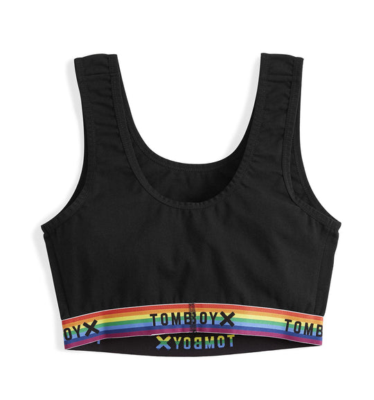 Essentials Soft Bra - Next Gen Black Rainbow - TomboyX