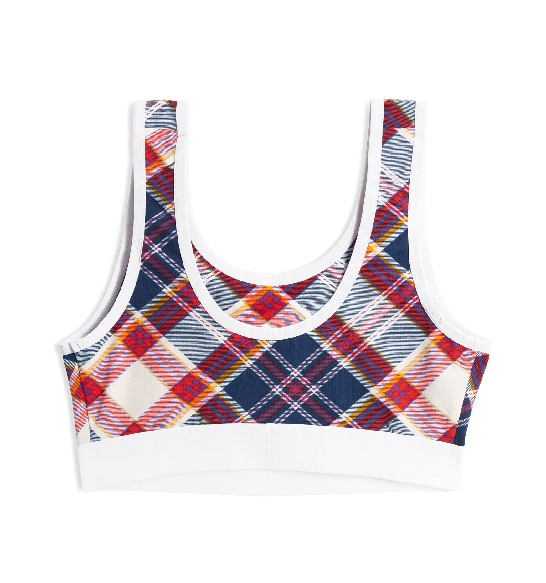 Essentials Soft Bra - Rebel Tartan Print