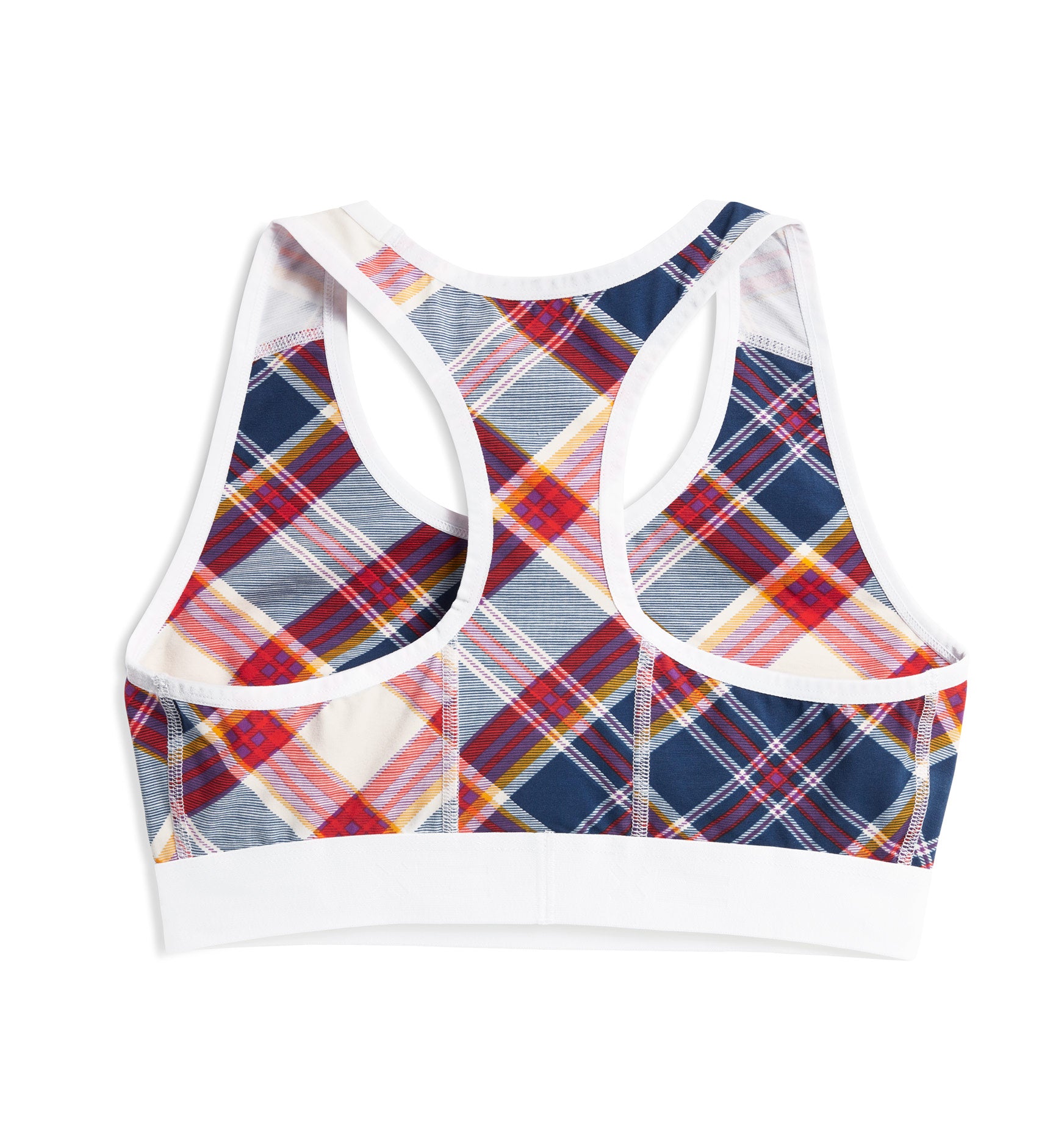 Racerback Soft Bra - Rebel Tartan Print