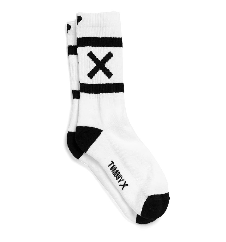 Crew Socks - X Marks the Spot White – TomboyX
