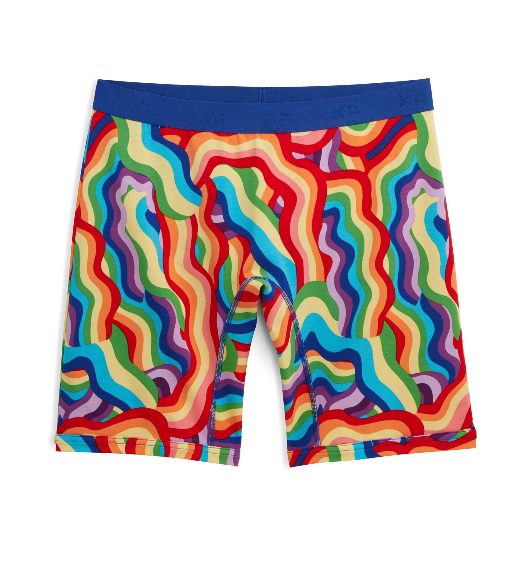 Image of 9" Boxer Briefs - Swirling With Pride