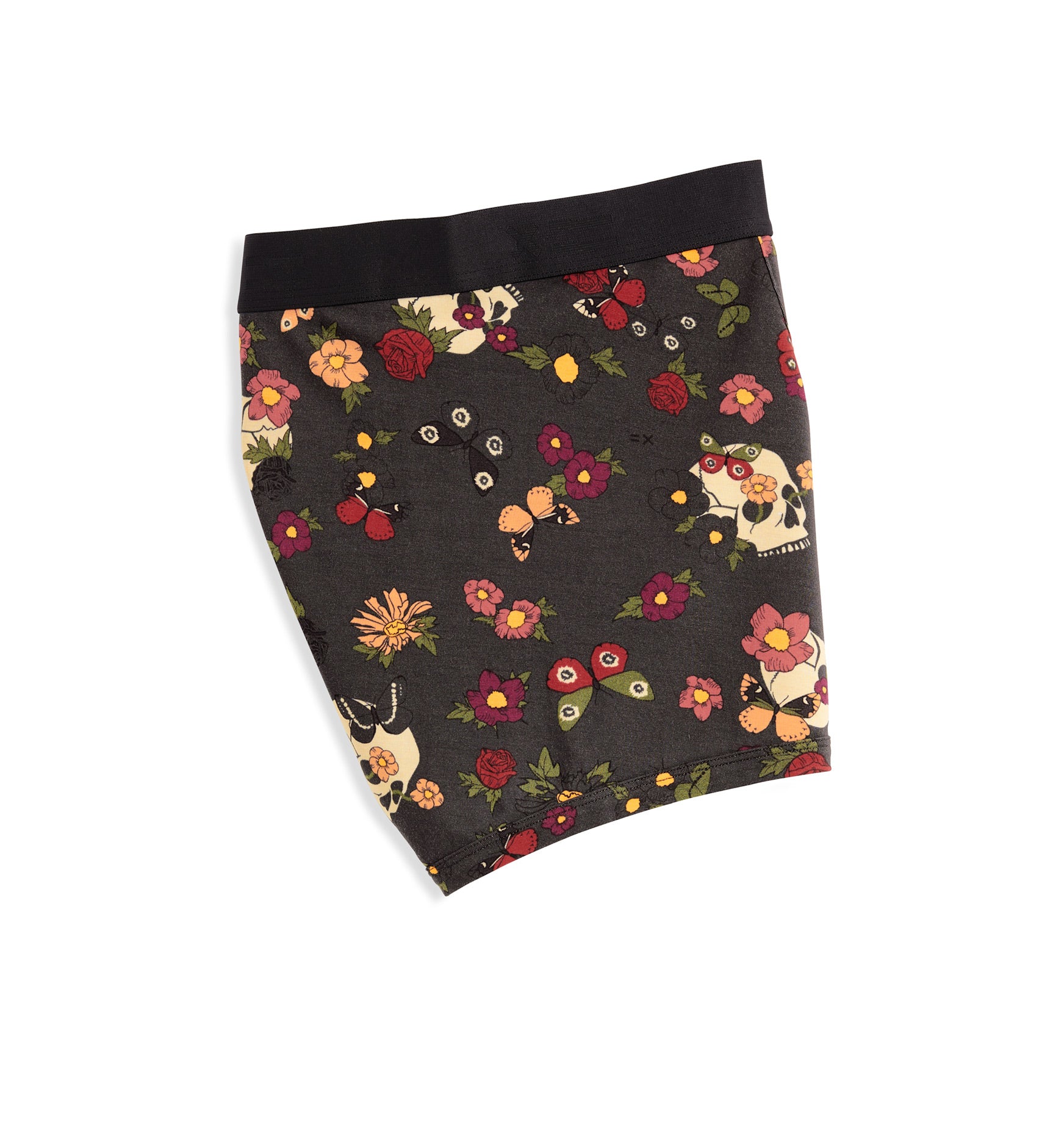 4.5" Trunks - TENCEL  Modal Skulls in Bloom