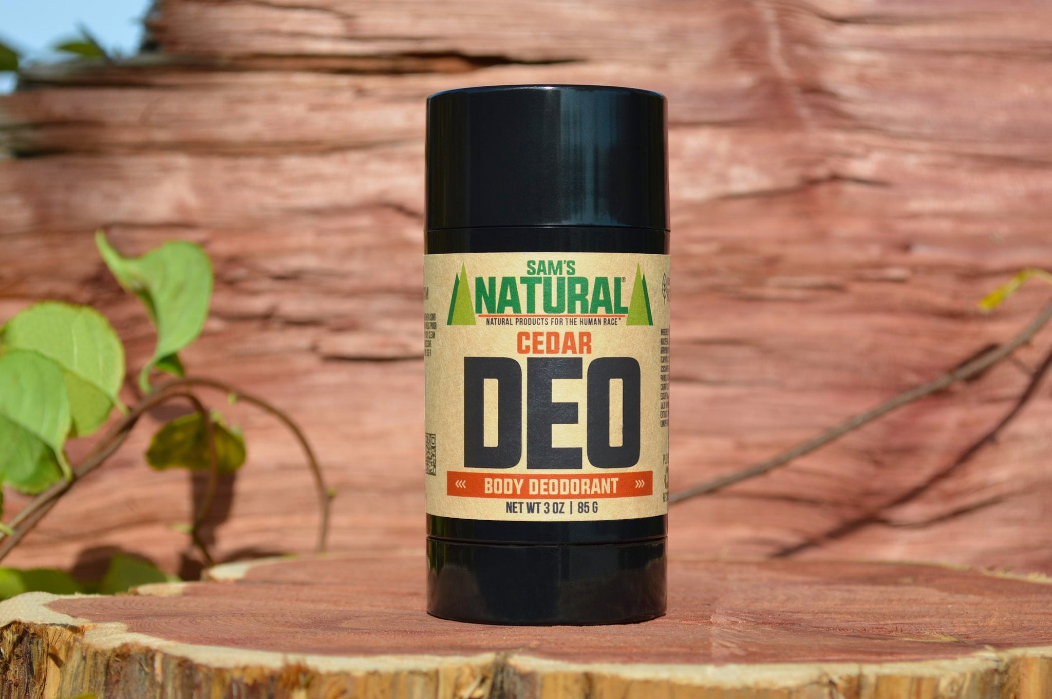 Long-Lasting Natural Deodorant, Cedar | Sam's Natural™