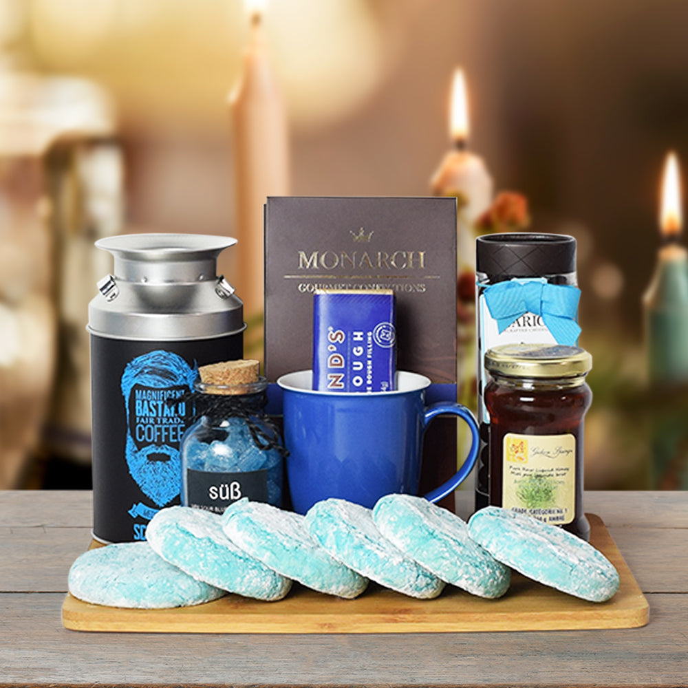 Kosher Coffee & Cookies Gift Basket Hanukkah gift