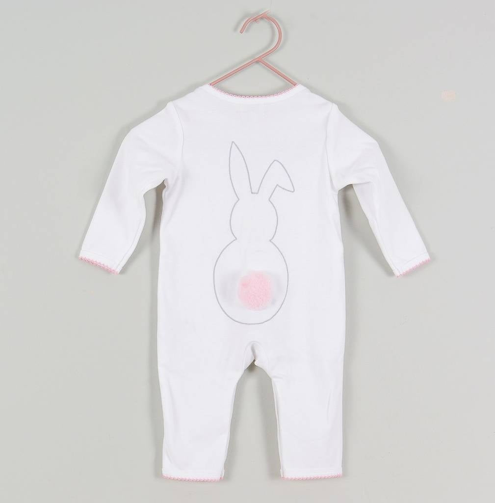 Bunny Babygrow With Pompom Tail – www 