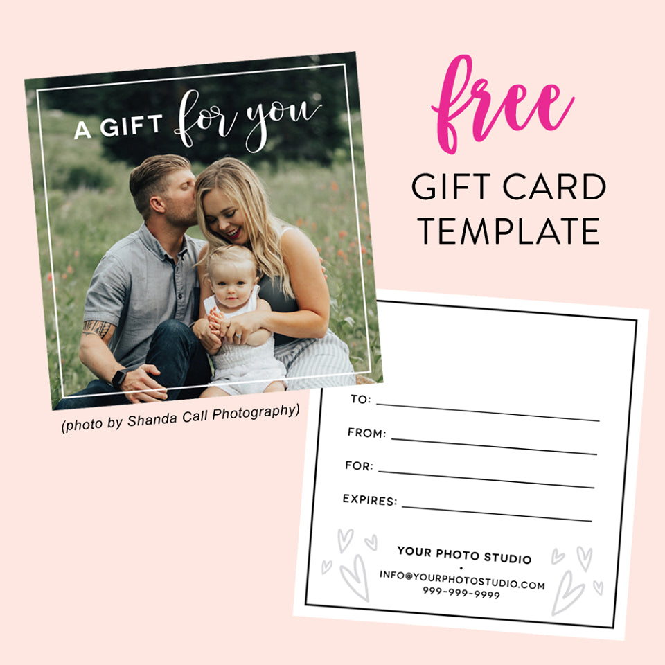 FREE Gift Certificate Template for Photographers Magazine Mama