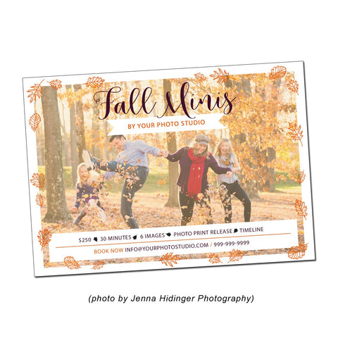 Fall Mini Session Template