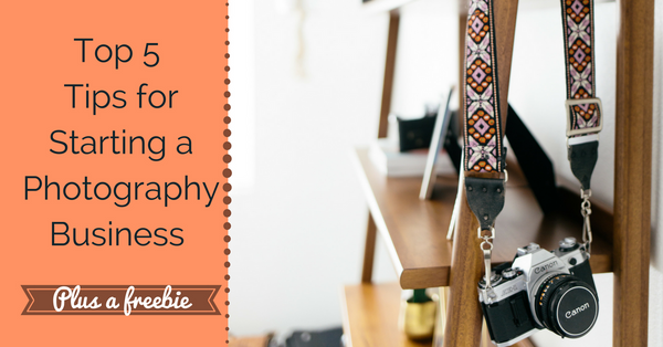 how to start a photography business