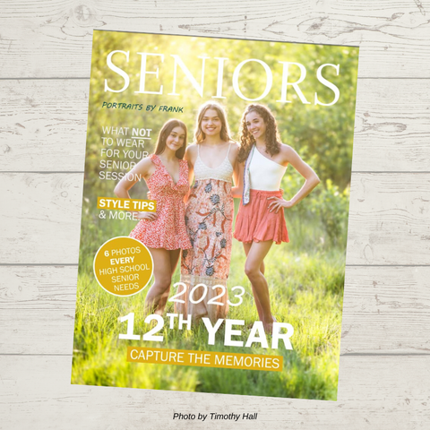 High School Senior Photographer Welcome Guide Template