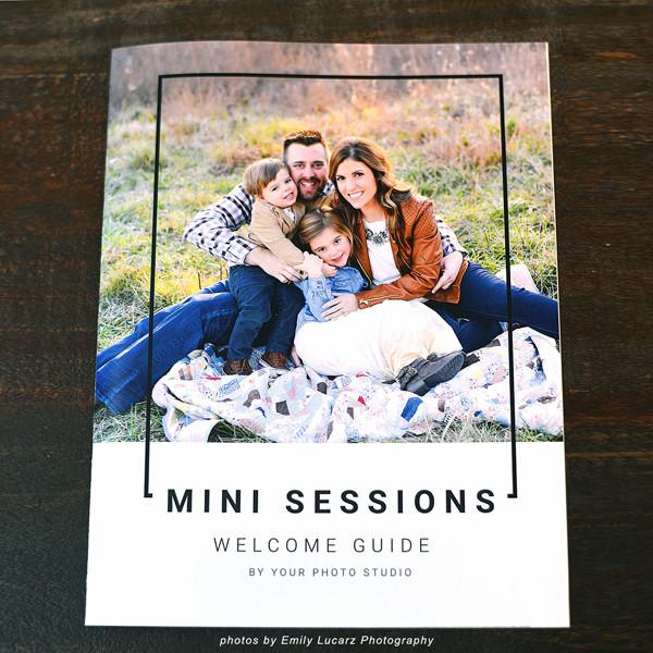 Image of Mini Sessions Welcome Guide Photographer Template