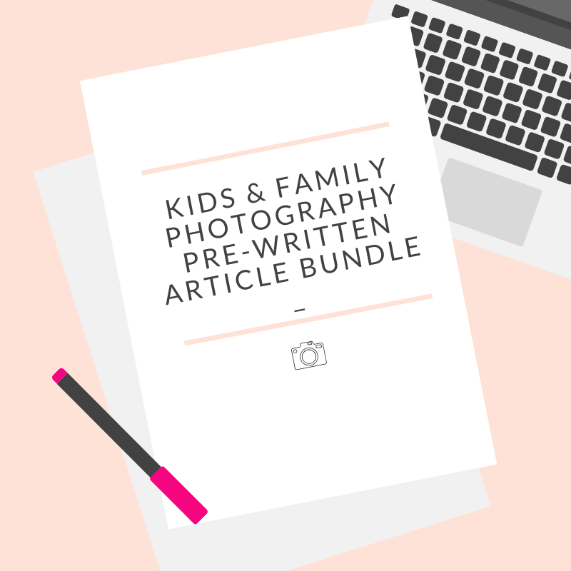 Image of Photography Text: Kids and Family