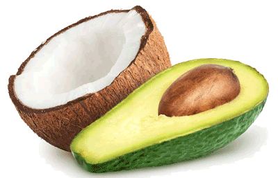 Healthiest Low Carb Keto fruits - Coconut and Avocado
