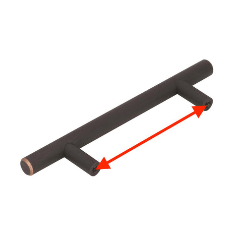 center to center measurement bar pull