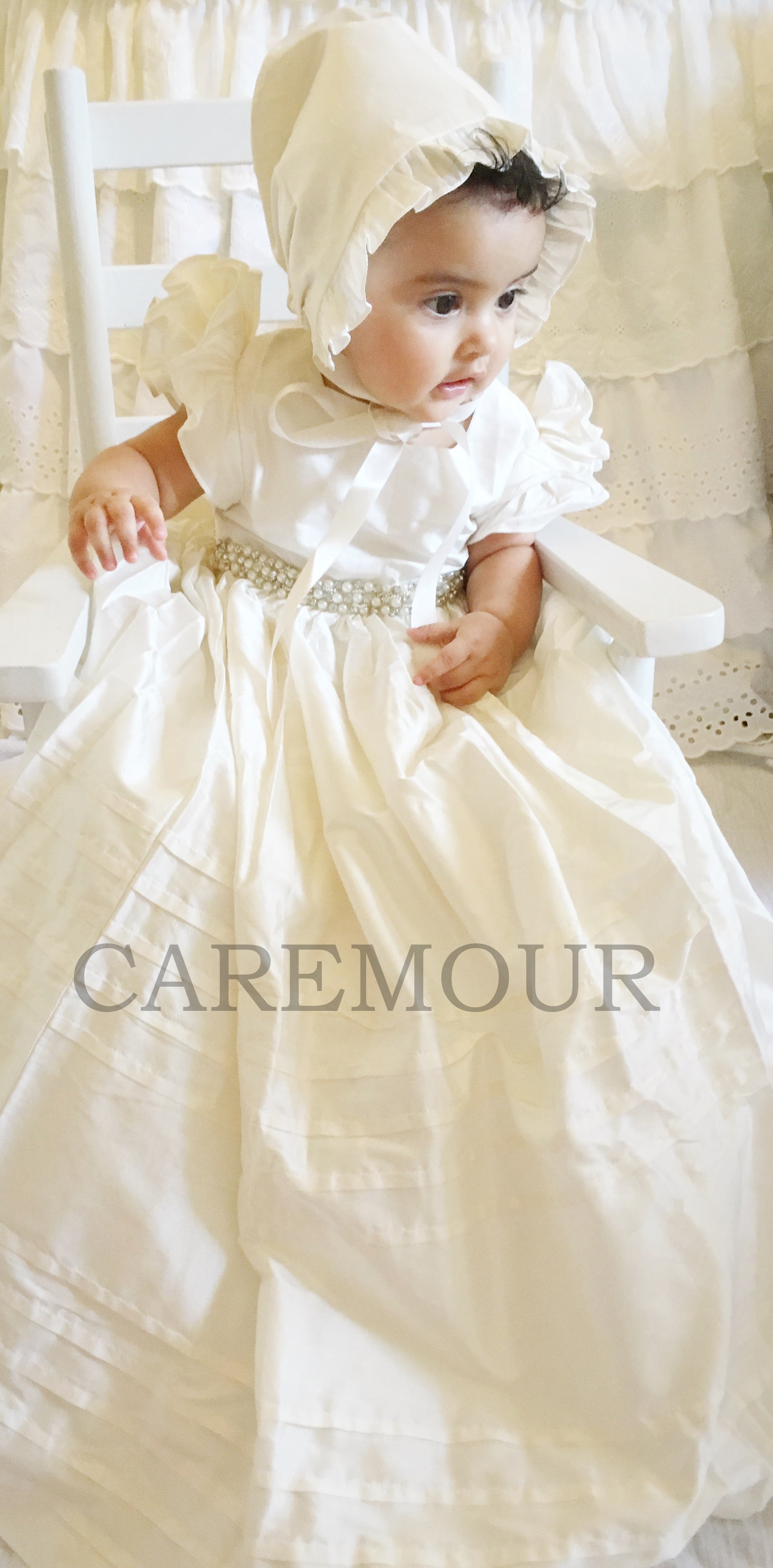 lace christening dress