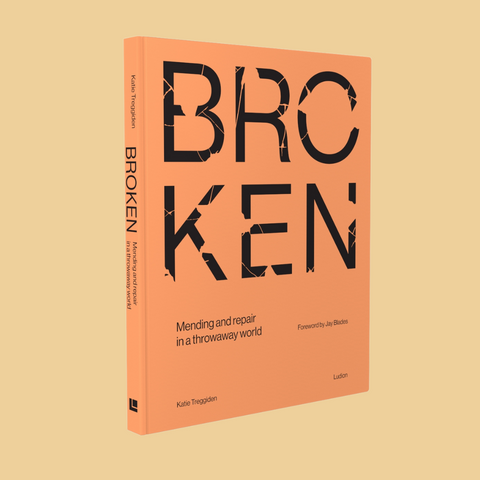 Broken book cover