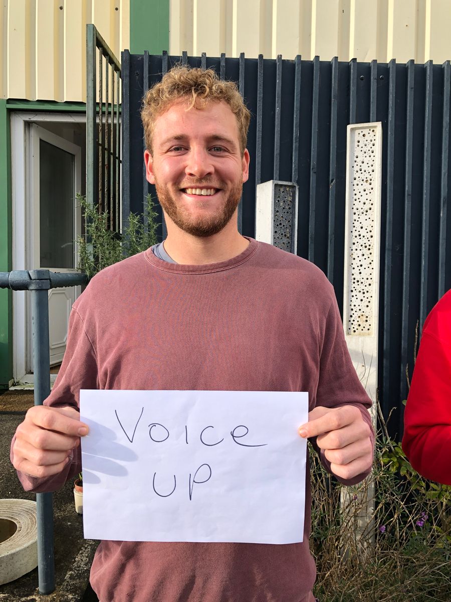 Elliot from Green&Blue with climate pledge to voice up and share our changes