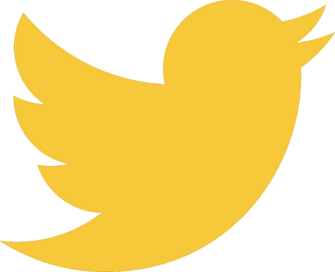 yellow twitter icon