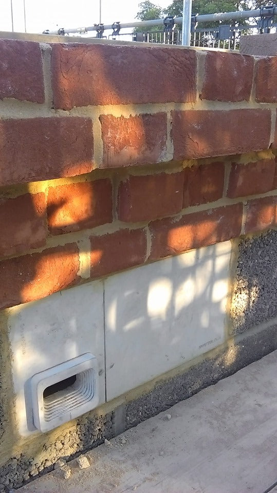 Swift Block being installed in brick work