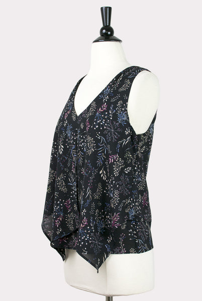 Vine Print Top - Hourglass Boutique - 2