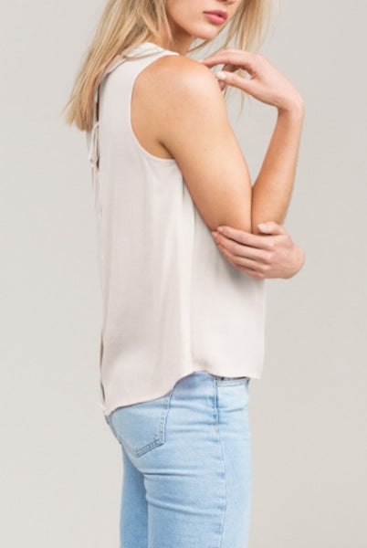Jayla Button Back Top by Eden Society - Hourglass Boutique