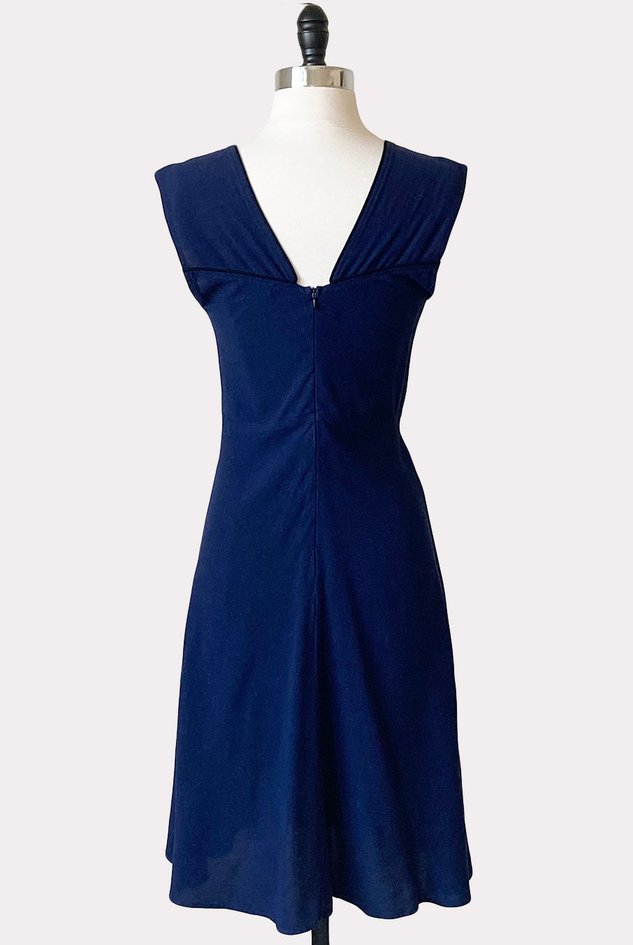 Wanda Empire Waist Dress in Navy by Cameo - Hourglass Boutique