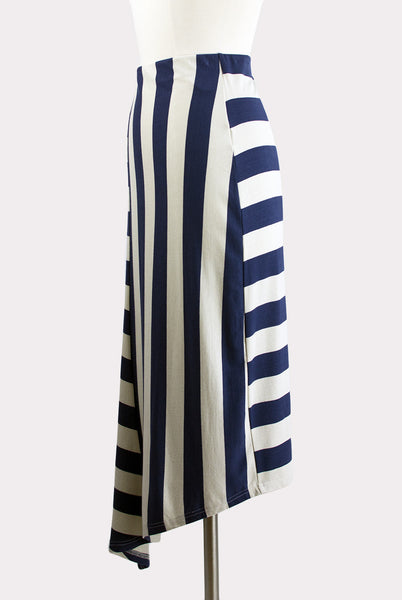 Discovery Striped Skirt by Fifth Label - Hourglass Boutique