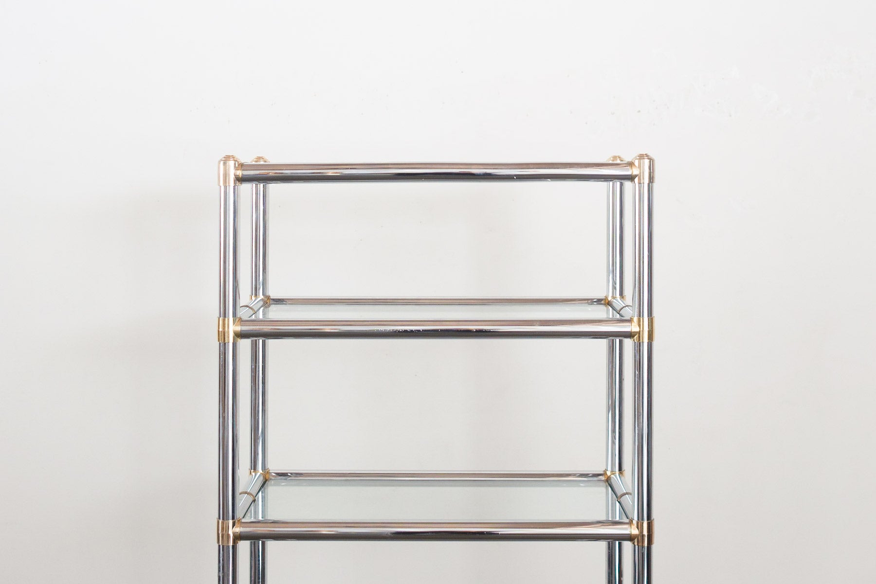 Chrome And Glass Etagere Homestead Seattle