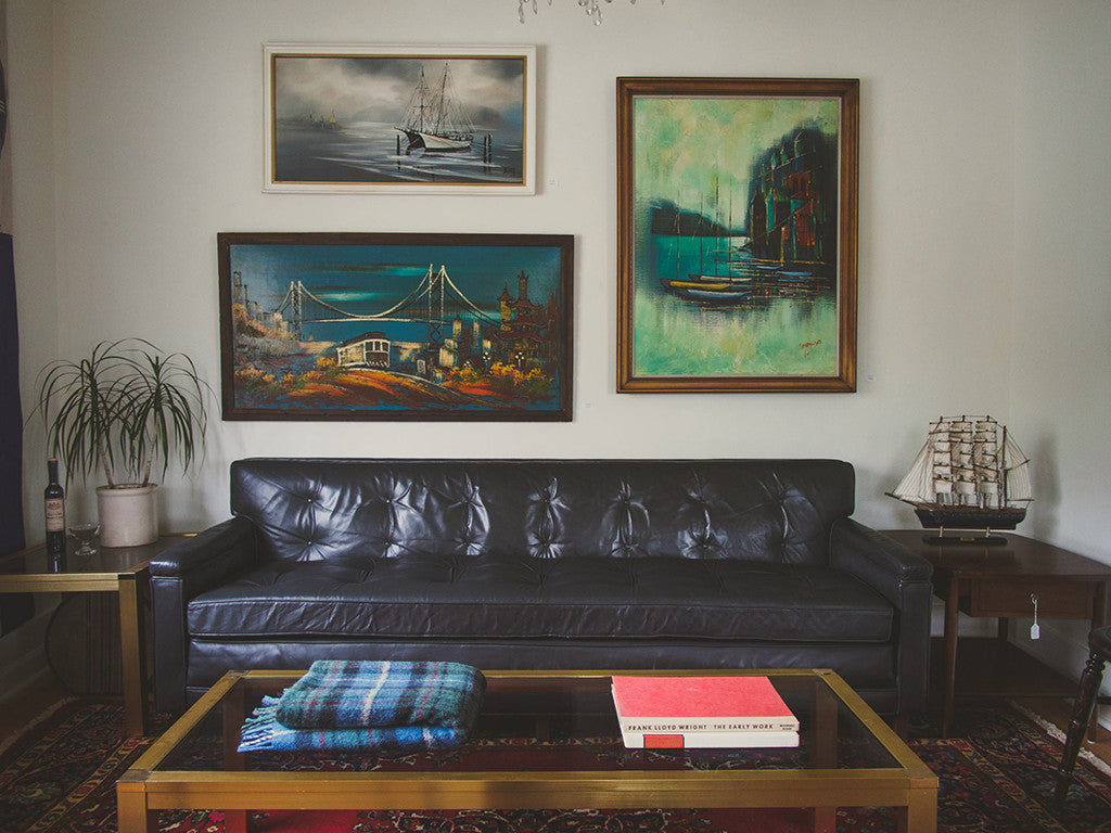 Mcm Black Leather Sofa Homestead Seattle