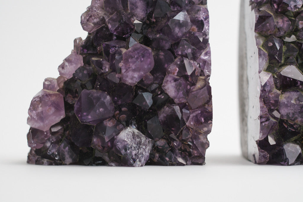 amethyst bookends