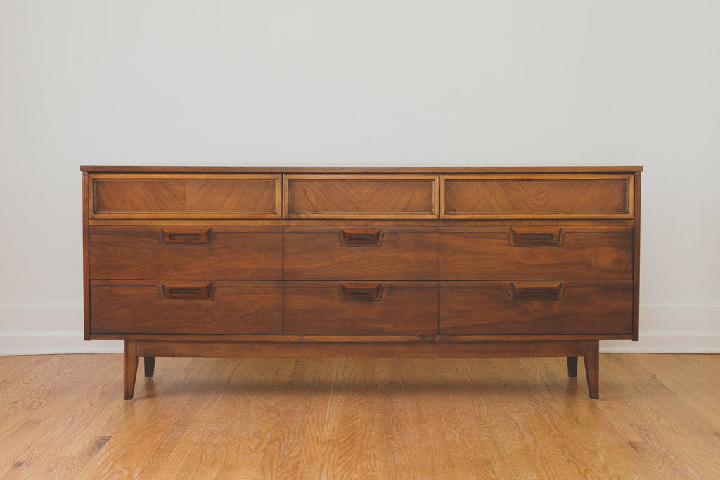 MCM Walnut Lowboy Dresser Homestead Seattle