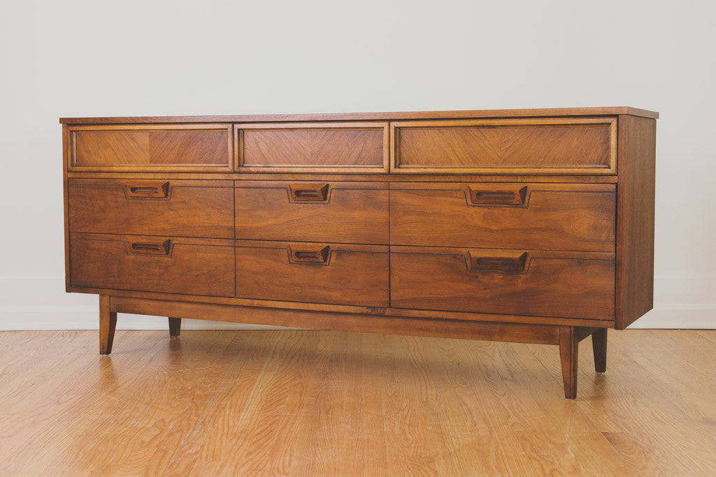 Mcm Walnut Lowboy Dresser Homestead Seattle