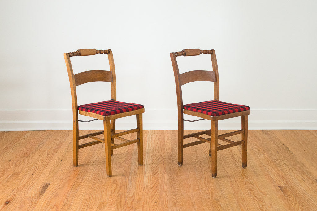 buffalo plaid living room chairs