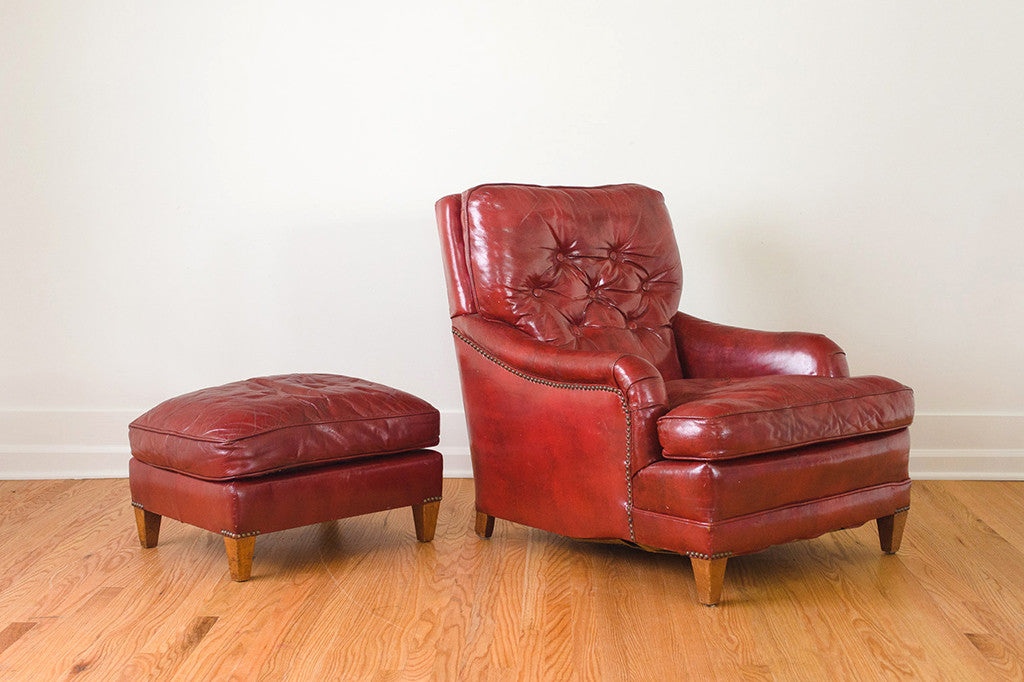 Red Leather Chair Ottoman Homestead Seattle   P5110174 2048x 