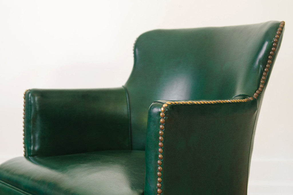 Emerald Green Accent Chair - Homestead Seattle