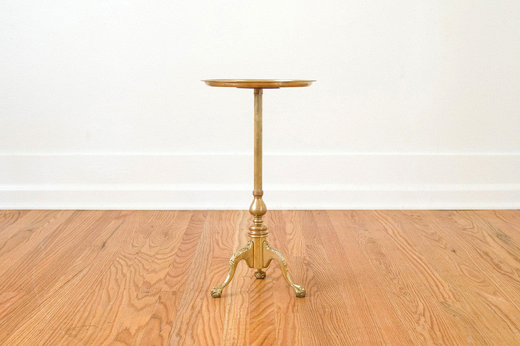 brass side tables living room