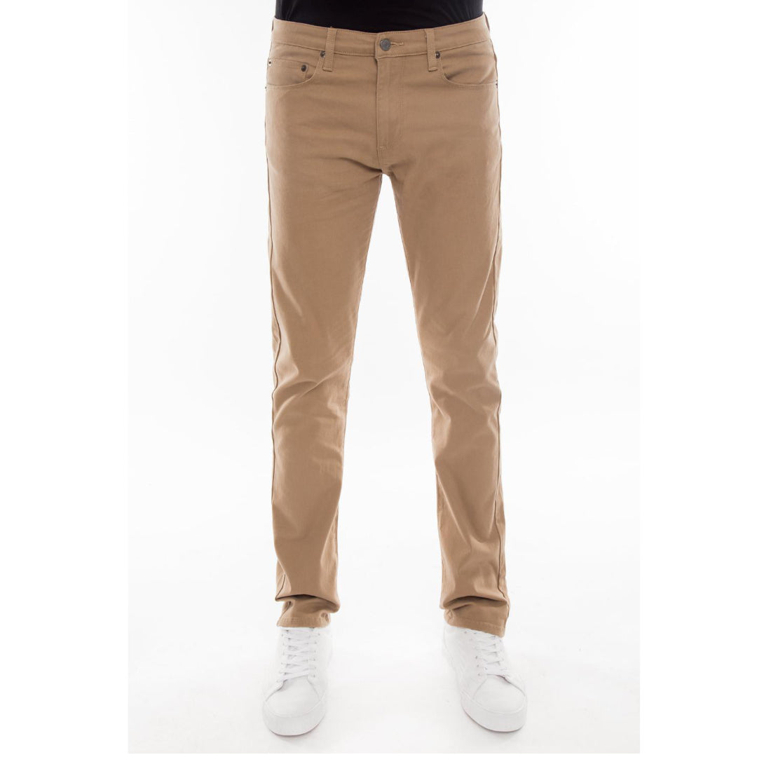 PANTALÓN DE GABARDINA SKINNY KHAKI PARA HOMBRE 5501