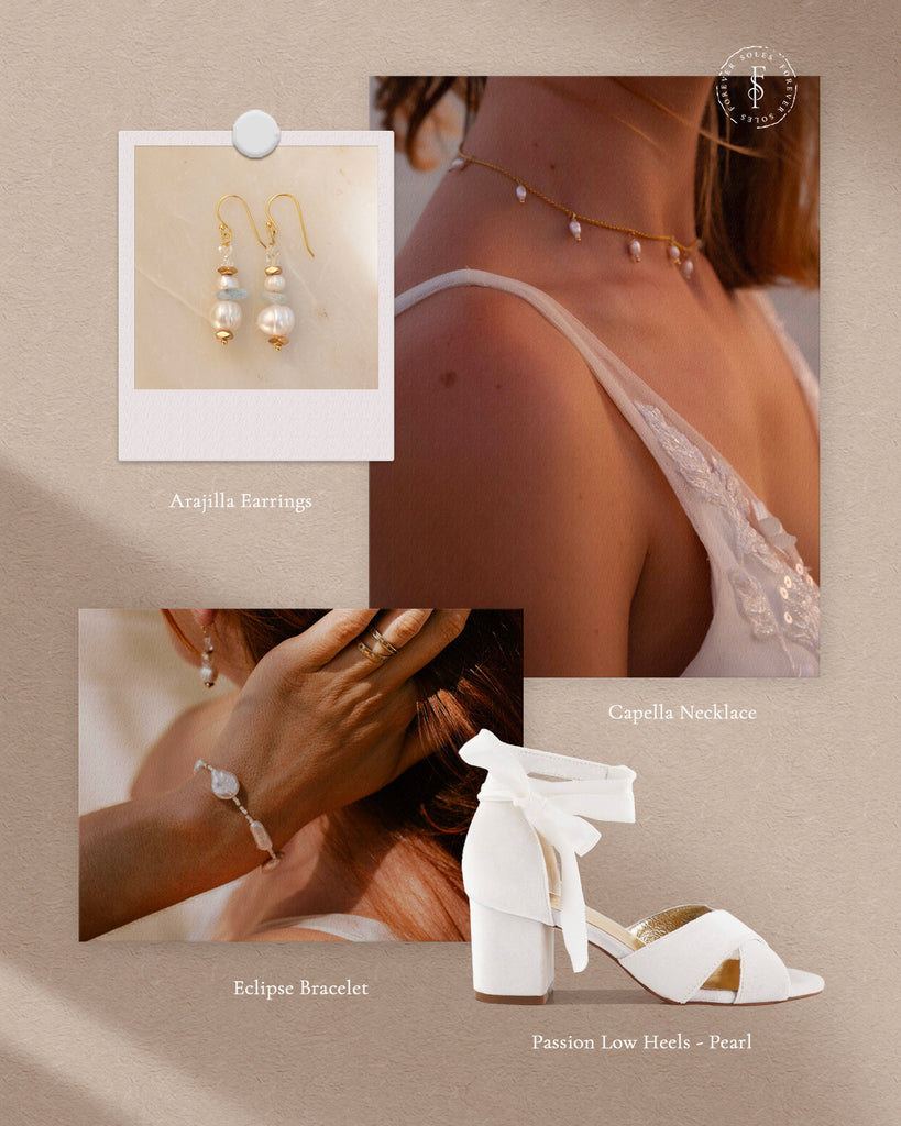 Wedding accessories pearl bridal jewellery