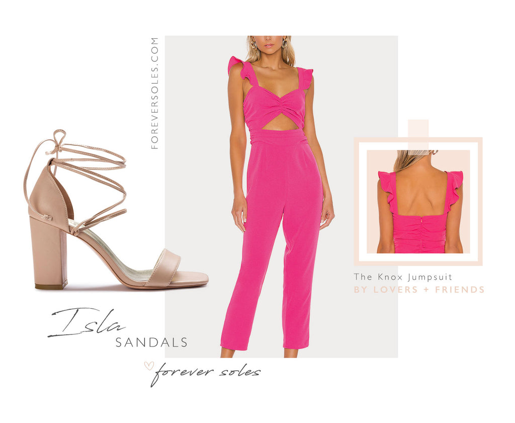 Forever Isla Sandals + Wedding Guest Outfit