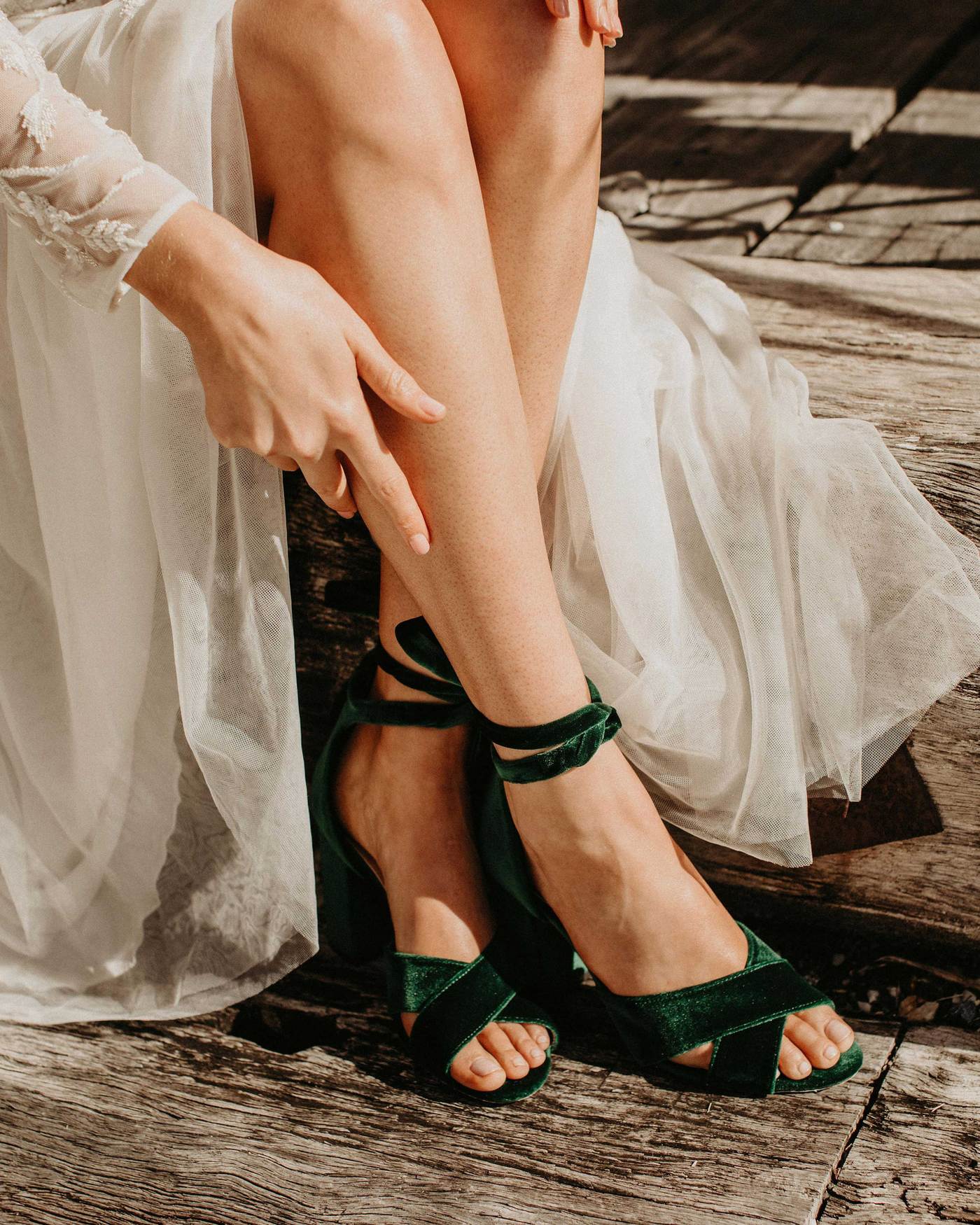 Passion Emerald Heels