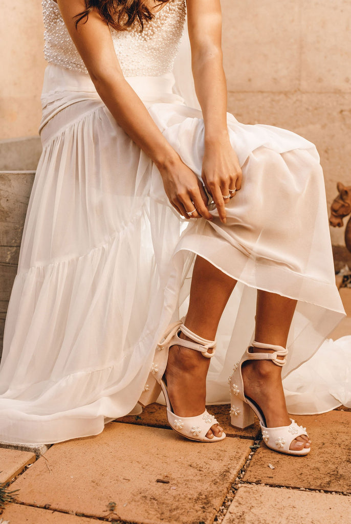 Melody Heels are great to top off your romantic bridal look.