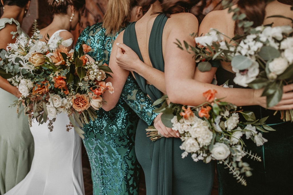 Emerald green wedding shoes