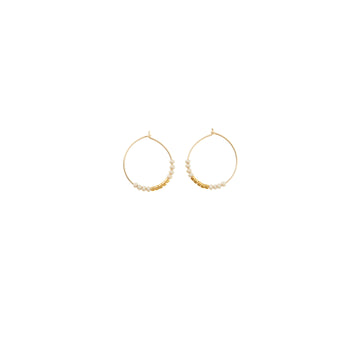 Large Liquid Hoop Earrings- Gold – Dinosaur Designs US